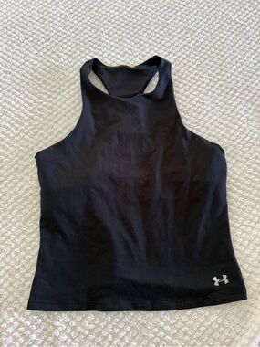 Under Armour Black High-Neck Racerback Tank Top